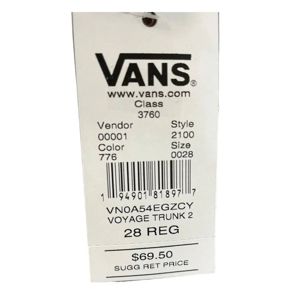Vans Mens Off The Wall Voyage Trunk Board Shorts‎ Size 29